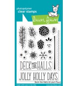 Lawn Fawn DECK THE HALLS stamp set